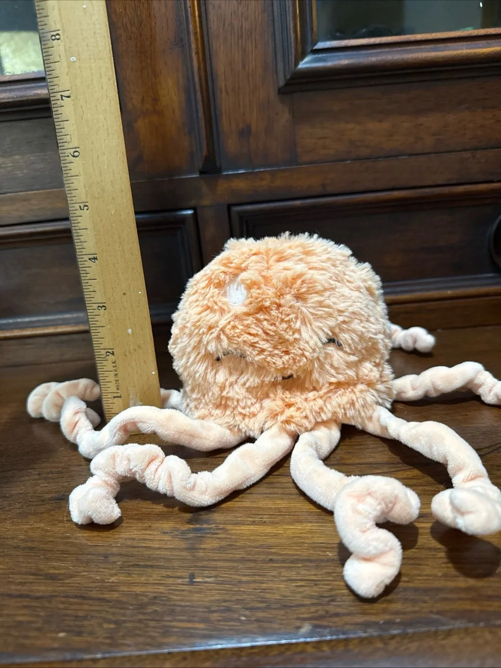 Slumberkins Mini Jellyfish Plush Toy Nectar Orange 7